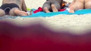 Heather Silk - Exhibitionist Wife #97 And #98 - Heather Brings Her Husband And Her Friend To A Crowded Nude Beach With Plenty Of Voyeurs Watching Them! 13 Min