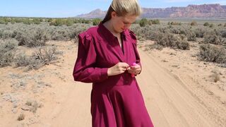 Hot Flds Women Takes Dress Off & Masturbates In Public Hot Babe In Prairie Dress