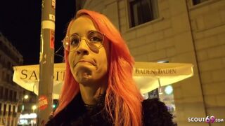 Crazy Pink Hair Latina Girl Lilian Get Eye Rolling Orgasm At Pickup Sex - German Scout