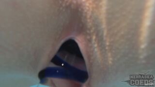 Spinner Blonde Ingrid Underwater Masturbation Dreams With Closeups