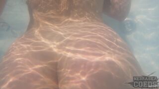 Underwater In A Rooftop Jacuzzi With Fresh New Girl Eveniya