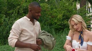 Sky Pierce And Big Dicks - The Blonde Sat On The Black Mans Big Dick And Came From Bliss