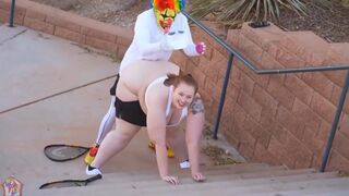 Mia Dior In Fucks Gibby The Clown After Playing Tennis