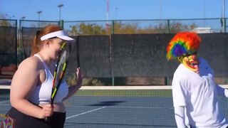 Mia Dior In Fucks Gibby The Clown After Playing Tennis