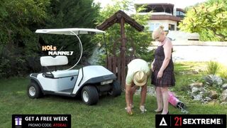 21 SEXTREME - Naughty Granny Gets Her Dusty Pussy Fucked By Her Golf Coach