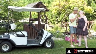 21 SEXTREME - Naughty Granny Gets Her Dusty Pussy Fucked By Her Golf Coach