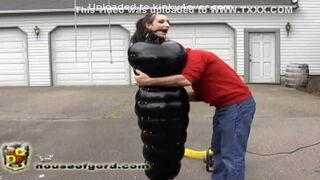 Inflated And Exercised In Rubber