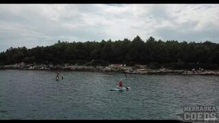 Naked Beach Day On Vacation In Croatia Enjoying Sun On Both Ingrida And Miss Pussycat