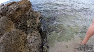 Mira Is Back And Masturbating Outdoors On A Secluded Beach