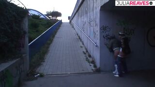 Horny Bitch Gets A Quick Rough Fuck Under The Bridge