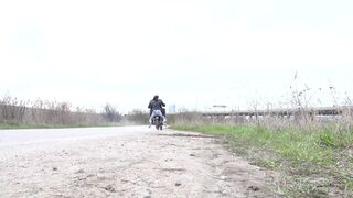 Biker Hard Fucked Teen Queenlin in The Ass - Big Anal Gape - Big Natural Tits VK089 - AnalVids