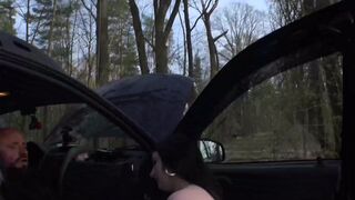 She Sucks His Cock And He Helps Her About The Car