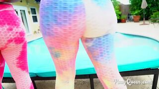 PAWGQueen Twerking Cotton Candy Baddies Ryan Smiles and Breyana Moore