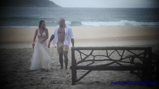 Public Beach Fuck - Real Amateur Couple - Renewing Vows And Beach Sex