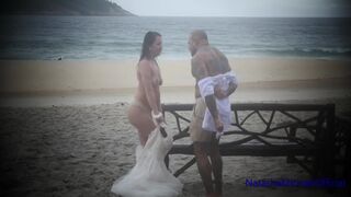 Public Beach Fuck - Real Amateur Couple - Renewing Vows And Beach Sex