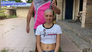 Lisa Fox - Romantic Bald Shaving Head Compilation With