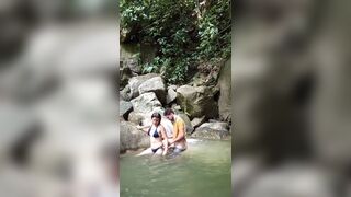 Im Out For A Walk With My Neighbor And I Fuck Her In The River