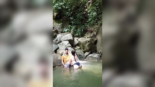 Im Out For A Walk With My Neighbor And I Fuck Her In The River