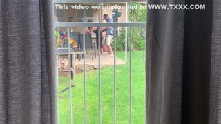 I Caught My Neighbours Fucking Outside In The Backyard 9 Min