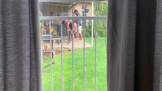 I Caught My Neighbours Fucking Outside In The Backyard 9 Min