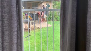 I Caught My Neighbours Fucking Outside In The Backyard 9 Min