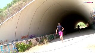 Blonde Milf Bitch Fucked Hard In The Underpass - CumDateMe