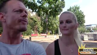 Amateur German mature first time fucked outdoor by sex date