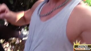 Bombastic German mature public fucked outdoor by sex date