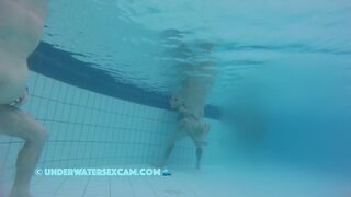 These Couples Work On Fucking Nicely Underwater