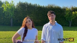 HUNT4K. Pond Pound. Hot sex with Suzie Sparklez