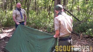 ScoutBoys Hung Scout Master fucks cute Ian Levine hard rough and raw