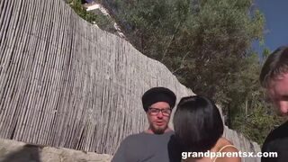 WOW! Oldie Public Fuck Fest part 1 by GrandParentsX