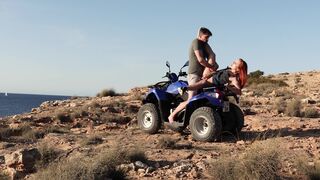 Outdoor Public Sex One Rocks With Quad