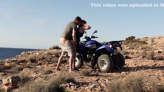 Outdoor Public Sex One Rocks With Quad