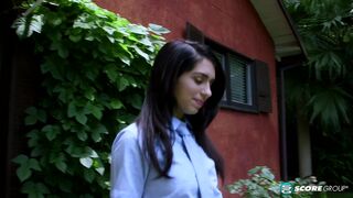 Joseline Kelly Takes Off Her Schoolgirl Uniform and Masturbates