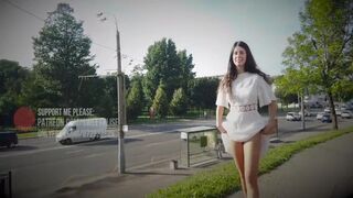 Public Upskirt Flashing No Panties 9 Min