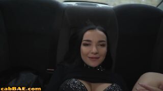 Driving stunning cab bae analfucked by stranger in backseat