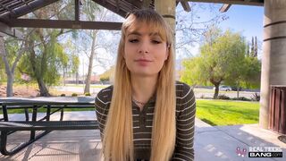 Real Teens, Evie Christian And Rough Sex - 18+ - Sexy Teen 18+ With Bangs Does Her First Porn