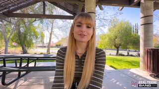 Real Teens, Evie Christian And Rough Sex - 18+ - Sexy Teen 18+ With Bangs Does Her First Porn