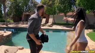 Punishing The Pool Hopper - RealityKings with Chad White, Kira Noir