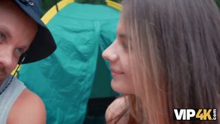 VIP4K. Horny couples lick asses in the woods and fuck with each other