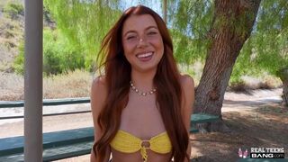 18+ - Stunning Redhead Teen 18+ Loves Risky Blowjobs And Sex In The Public With Rough Sex, Stella Luxx And Real Teens