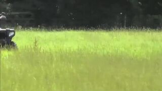 Crazy Naked Matures In Floppy Hats On A Quad Bike