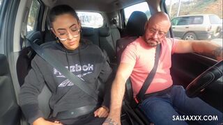 Salsa Xxx - Please Drive Safe! Cute Latina Krista Reves Gets Fucked In The Car For