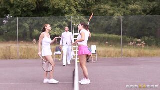 Why We Love Women's Tennis With Abbie Cat, Jay Snakes, Yuffie Yulan - Brazzers