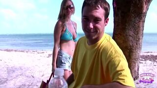 Ivana Bianchi, Bee F And Blonde Women In Banging A Big Booty Blonde Bitch By The Beach With His Big Beautiful Bayonet